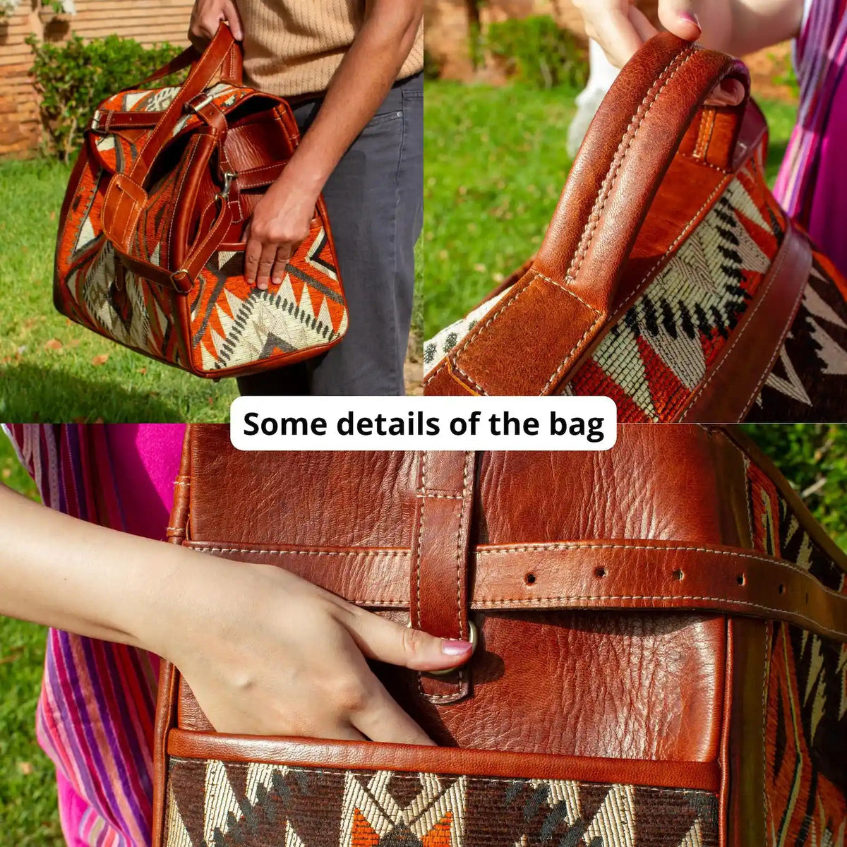 Atlas Heritage Kilim Bag Large Carry On - Brooklyn Leather goods