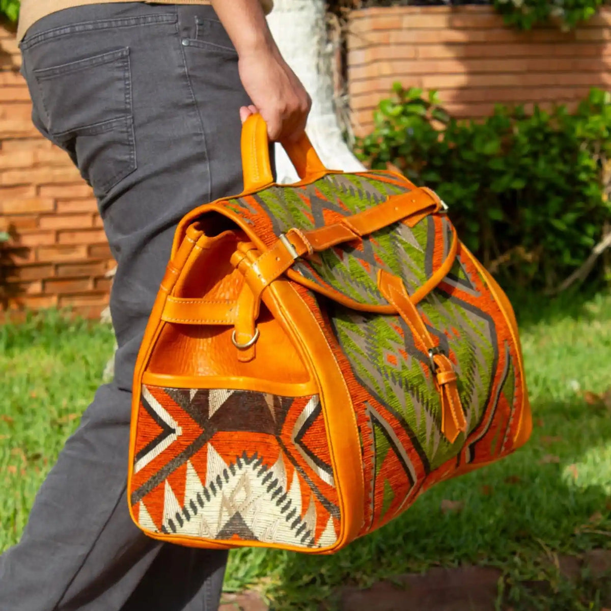 Atlas Heritage Kilim Bag Large Carry On - Brooklyn Leather goods