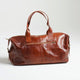 Nomad Voyager Leather Weekender Bag – Handmade Large Leather Duffle