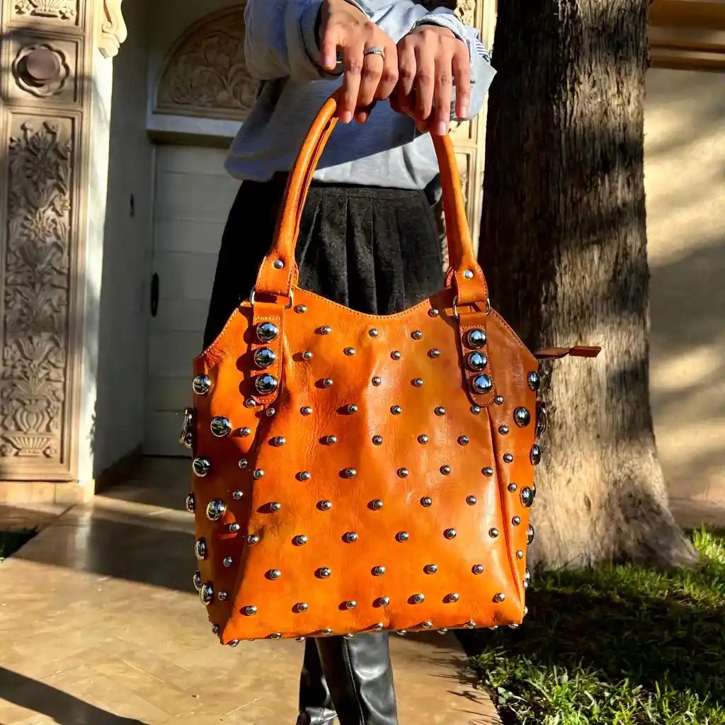 Terra Tote — Handmade Leather Limited Edition/Designed by BRKLYN Leather Studio - Brooklyn Leather goods
