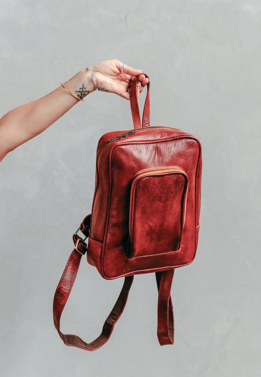 Atlas Nomadic Leather Backpack – Soft Veg-Tanned Leather