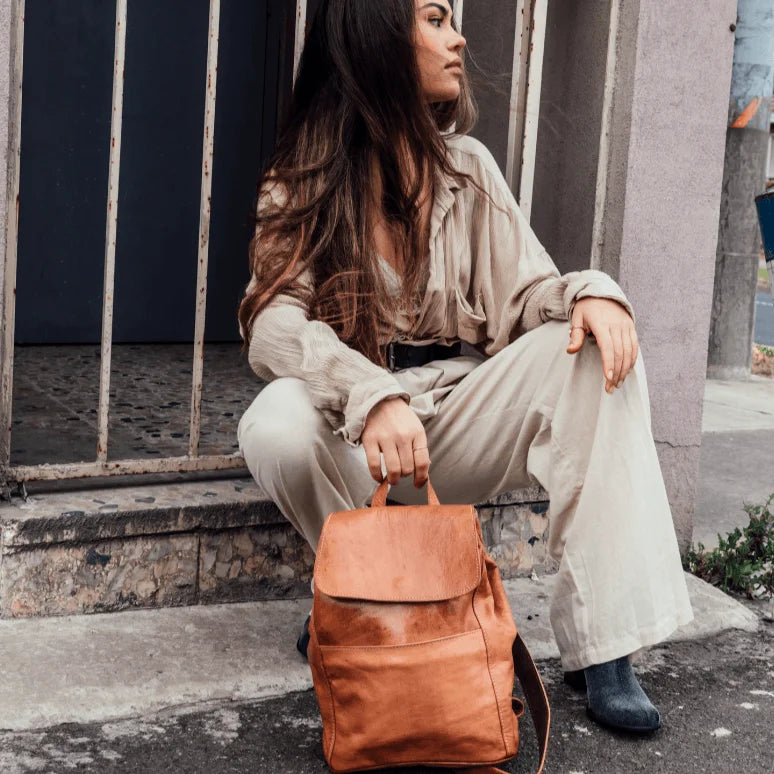 Atlass Adventurer Leather Backpack – Everyday Travel Pack
