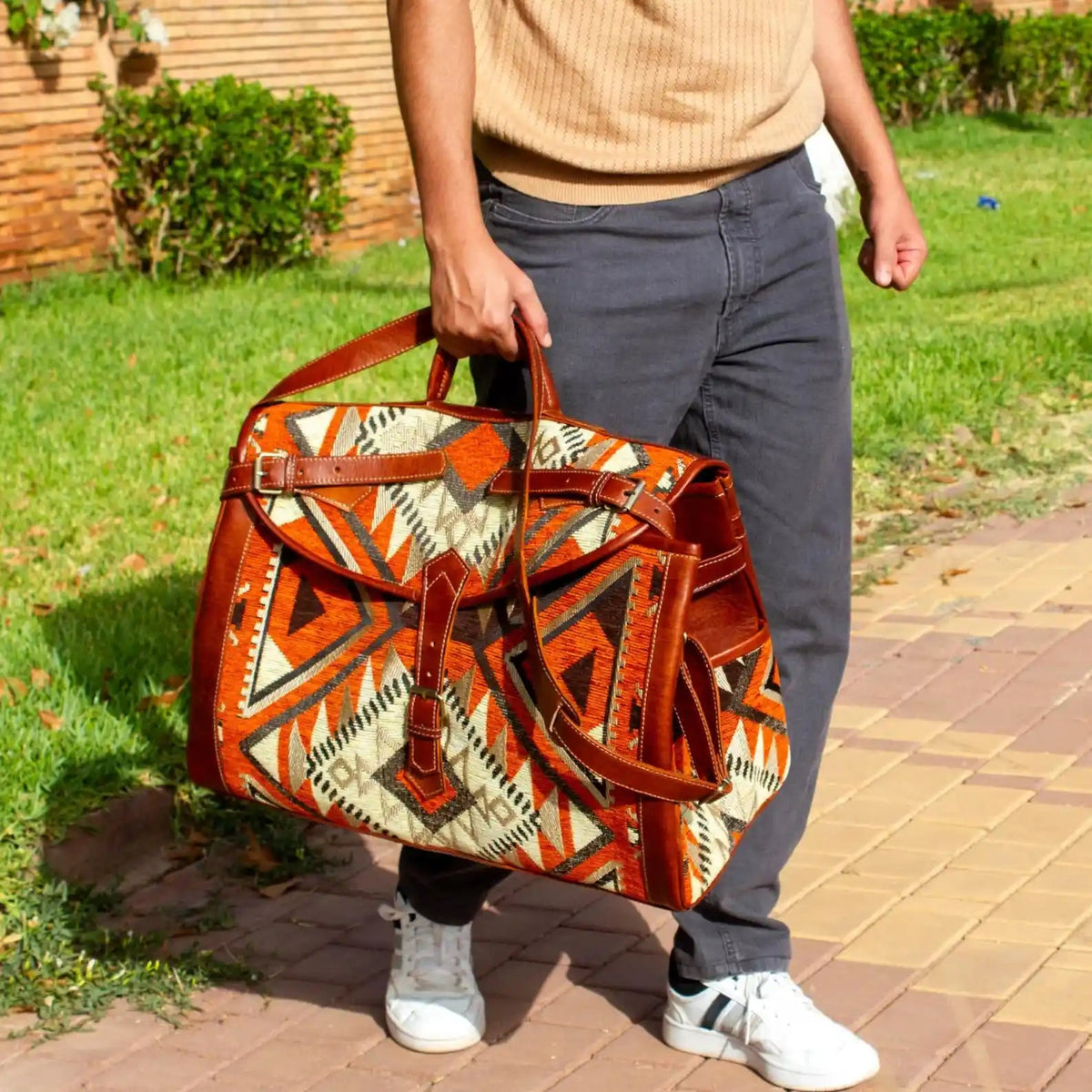 Atlas Heritage Kilim Bag Large Carry On - Brooklyn Leather goods