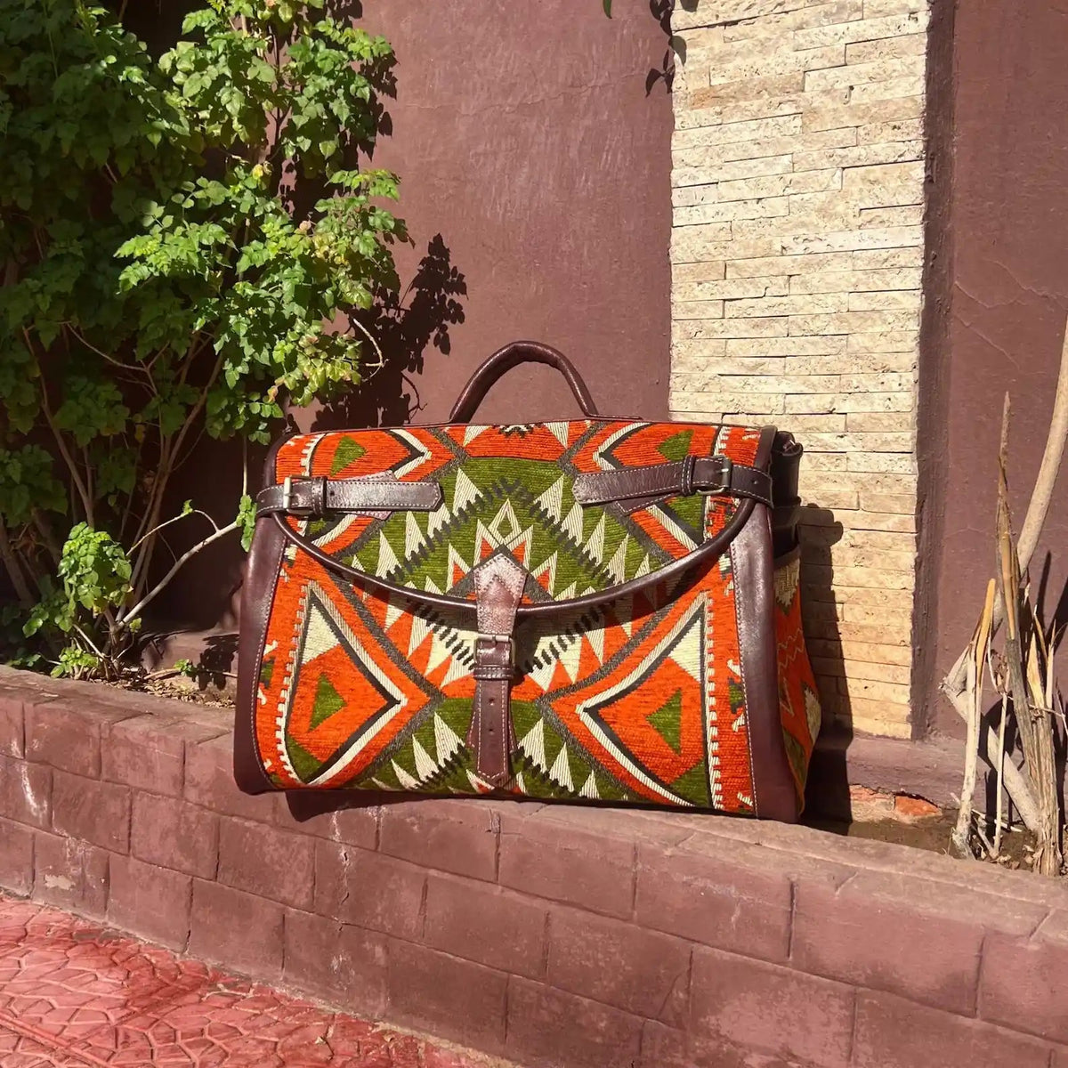 Atlas Heritage Kilim Bag Large Carry On - Brooklyn Leather goods