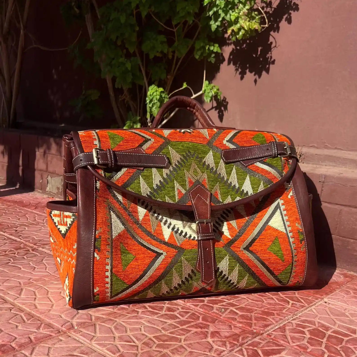 Atlas Heritage Kilim Bag Large Carry On - Brooklyn Leather goods