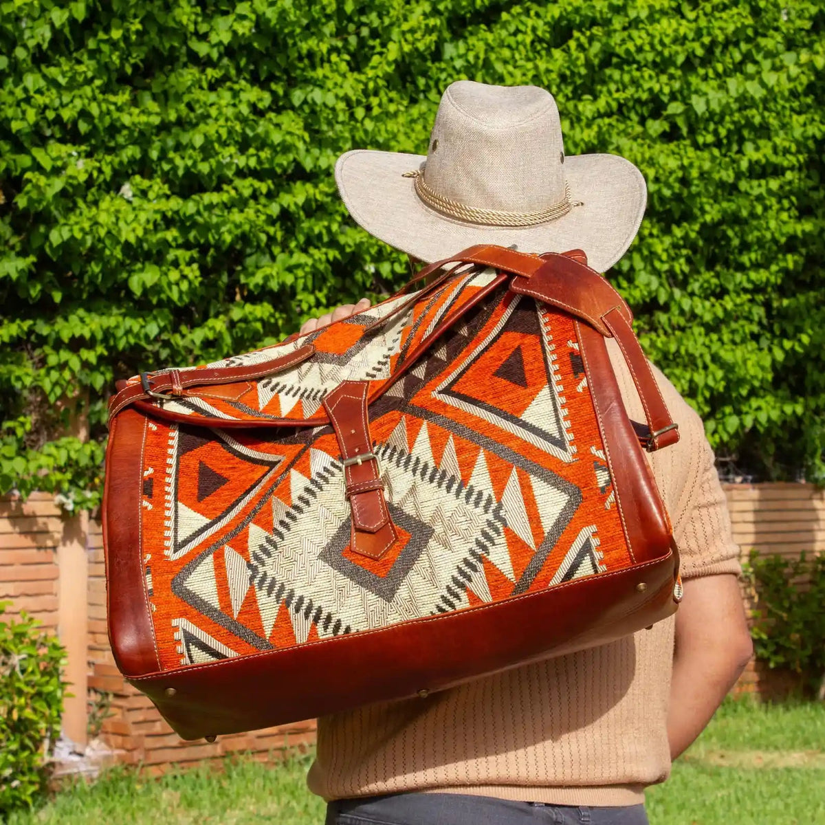 Atlas Heritage Kilim Bag Large Carry On - Brooklyn Leather goods