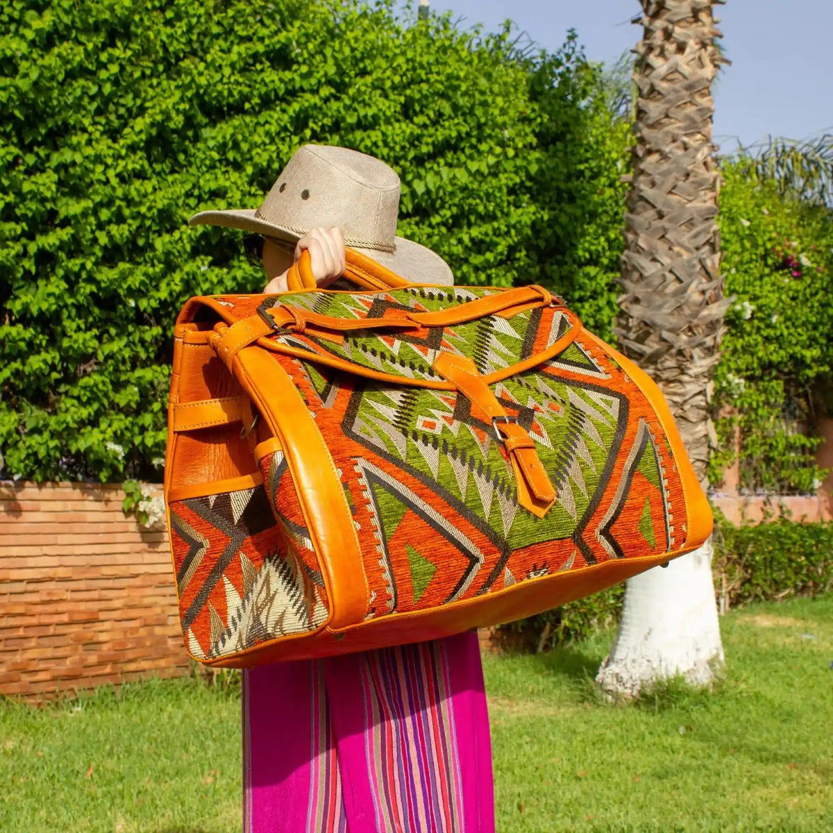 Atlas Heritage Kilim Bag Large Carry On - Brooklyn Leather goods