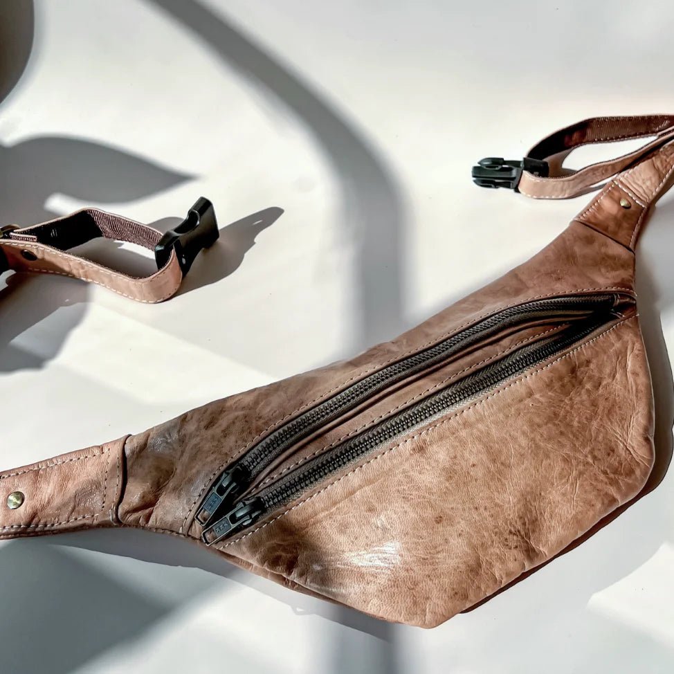 Essaouira Crossbody Leather Bag – Slim Everyday Sling - Brooklyn Leather goods