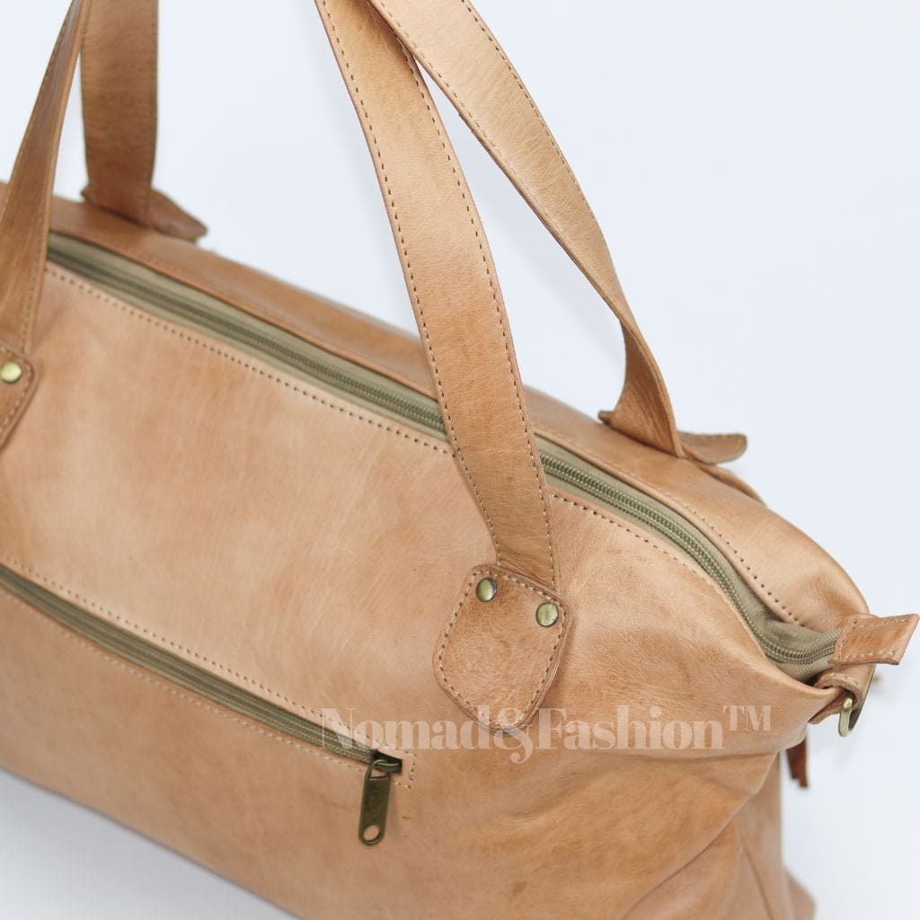 Leather Fringe shoulder Bag - Brooklyn Leather goods