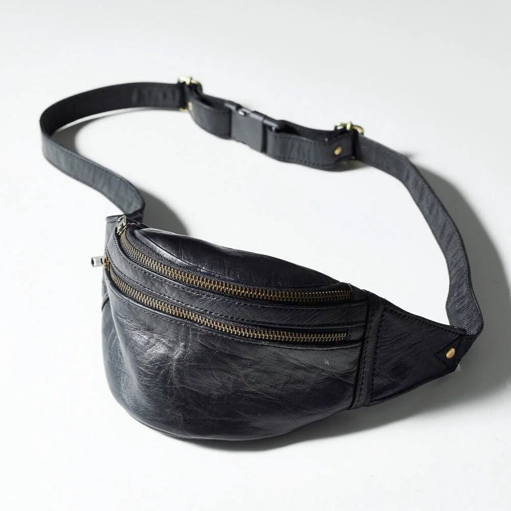 Marrakech Nomad Leather Crossbody Bag – Stylish & Functional Fanny Pack - Brooklyn Leather goods