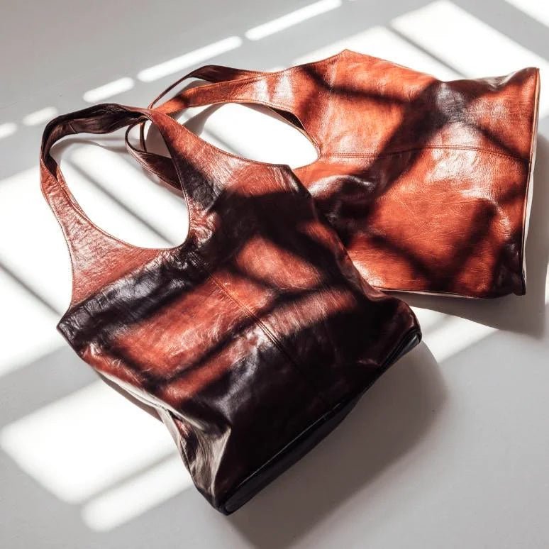 Moga Slouch Soft Slouchy Oversized Leather Tote Bag Everyday Leather Tote Bag - Brooklyn Leather goods