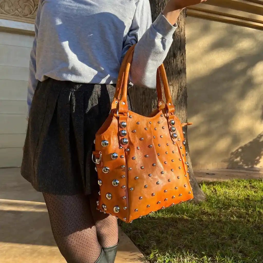 Terra Tote — Handmade Leather Limited Edition/Designed by BRKLYN Leather Studio - Brooklyn Leather goods