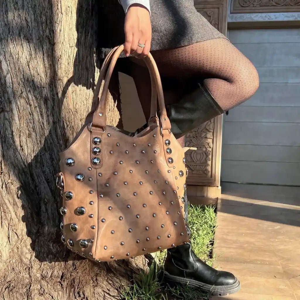 Terra Tote — Handmade Leather Limited Edition/Designed by BRKLYN Leather Studio - Brooklyn Leather goods